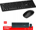 Miniatura zdjęcia: Zestaw bezprzewodowy MARVO Office  klawiatura i mysz WS005 BK