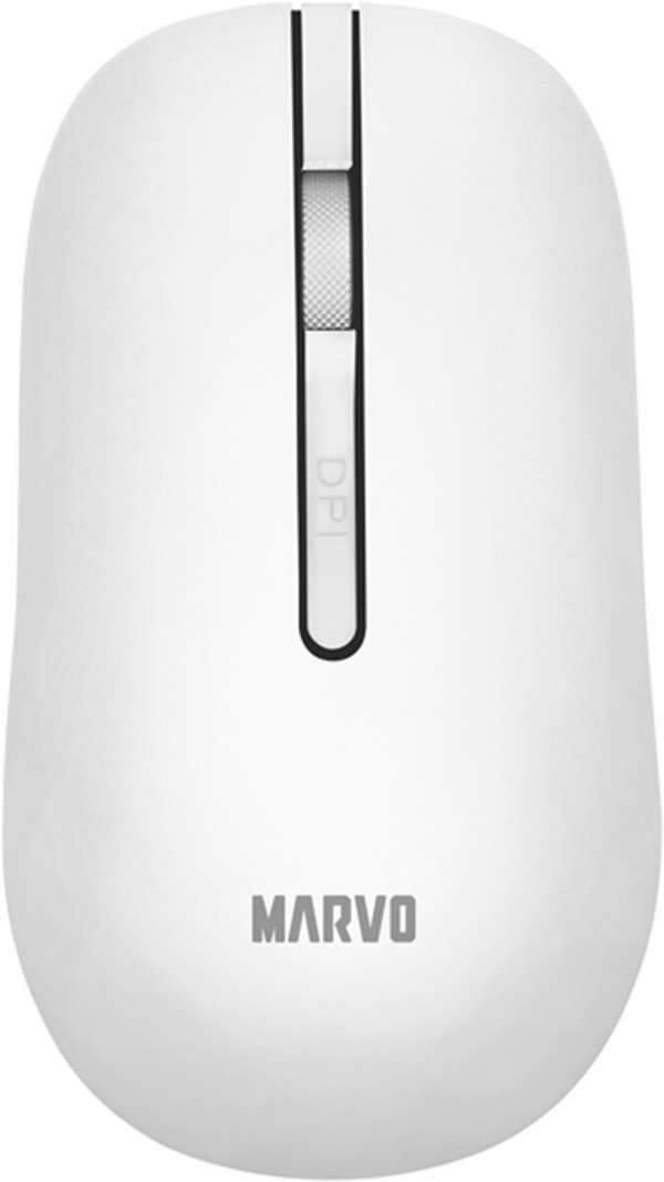 Zdjęcie produktu: Zestaw bezprzewodowy MARVO Office biały  klawiatura i mysz WS009