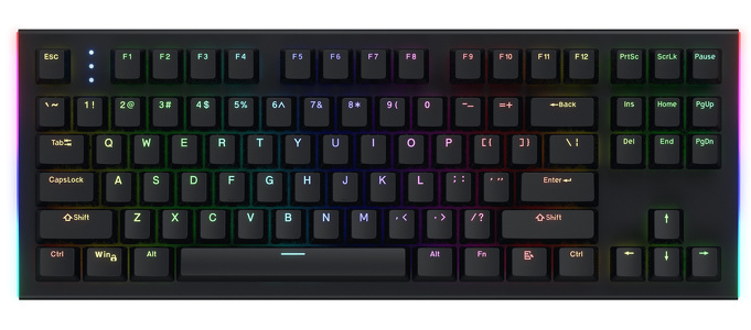 Miniatura produktu: Klawiatura HATOR Gravity X TKL HTK550 czarna