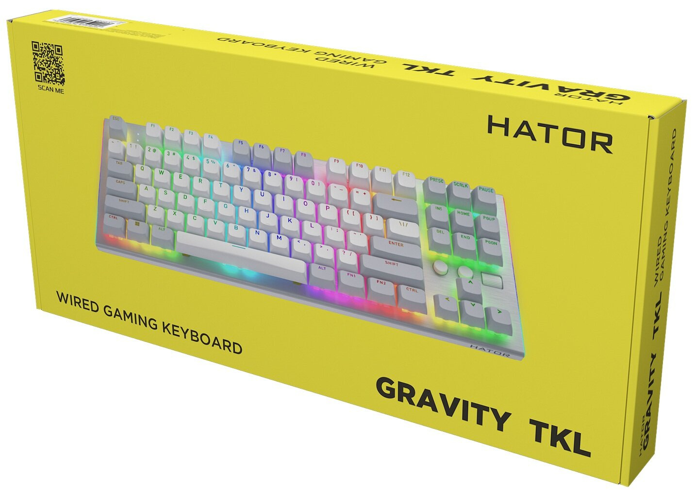 Klawiatura HATOR Gravity TKL HTK561 biała