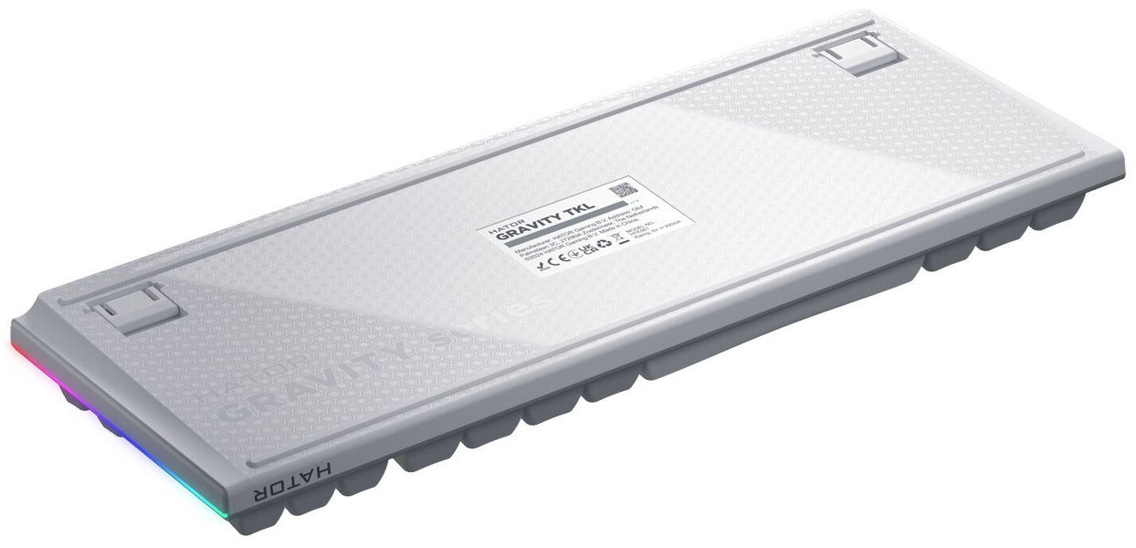Zdjęcie produktu: Klawiatura HATOR Gravity TKL HTK561 biała