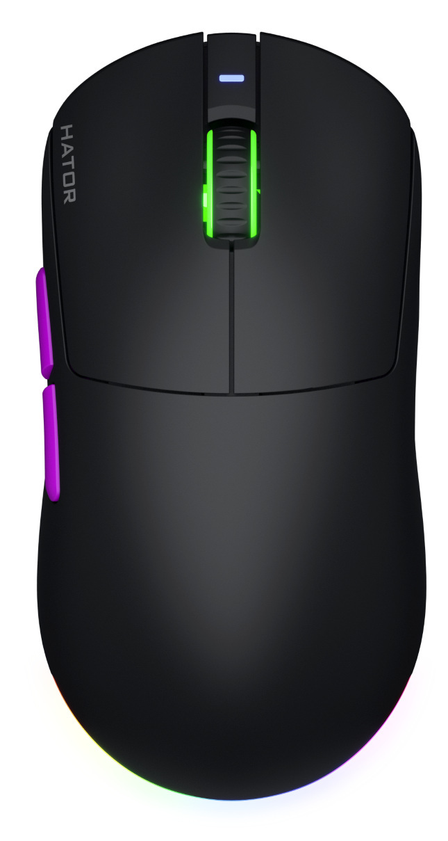 Mysz HATOR Quasar 3 ULTRA 8K, bezprzewodowa HTM770, czarna