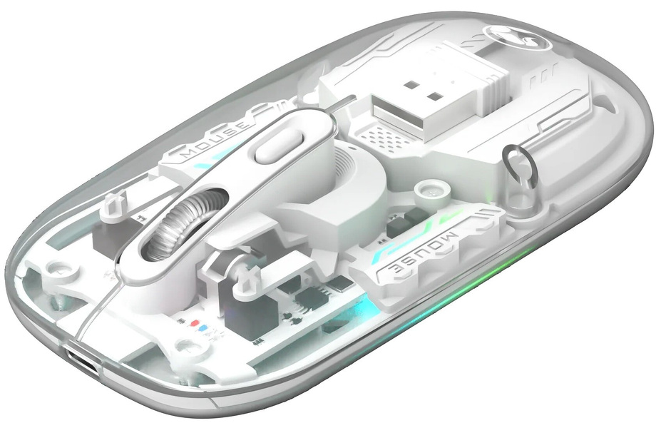 Zdjęcie produktu: Mysz MARVO PRISM 20W M808W transparentna Zdjęcie produktu: Mysz MARVO PRISM 20W M808W transparentna