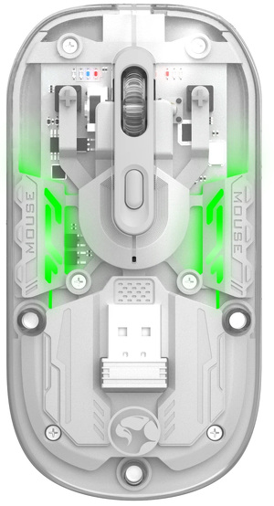 Miniatura produktu: Mysz MARVO PRISM 20W M808W transparentna