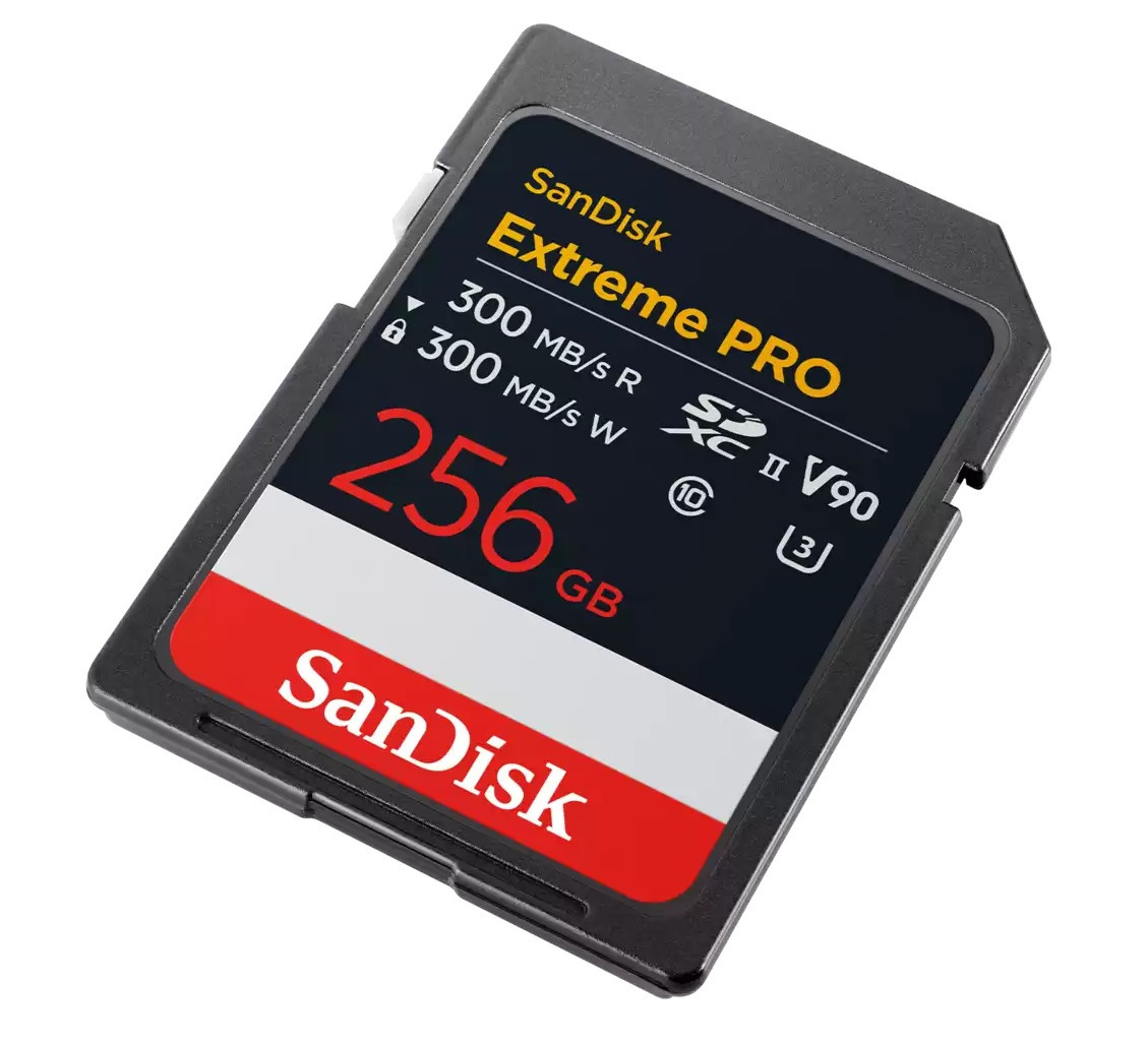 Karta SanDisk Extreme PRO SDXC 256GB 300MB/s 8K, V90, UHS-II (SDSDXDM-256G-GN4IN)