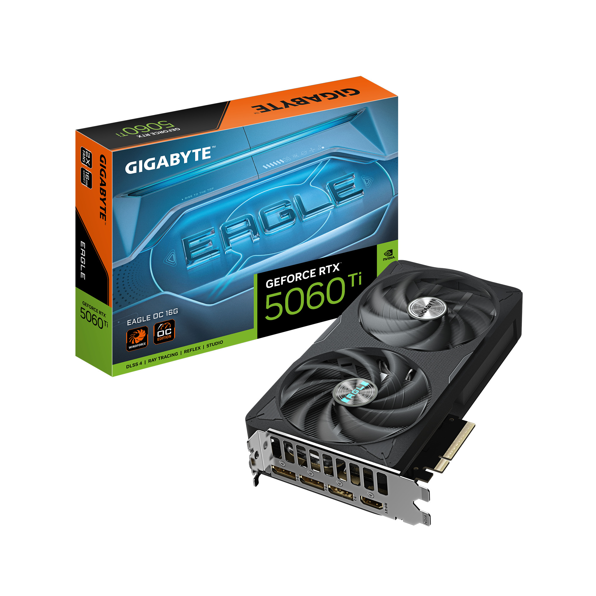 Gigabyte GeForce RTX 5060 Ti EAGLE OC 16GB GDDR7 DLSS 4 (GV-N506TEAGLE OC-16GD) Gigabyte GeForce RTX 5060 Ti EAGLE OC 16GB GDDR7 DLSS 4 (GV-N506TEAGLE OC-16GD)