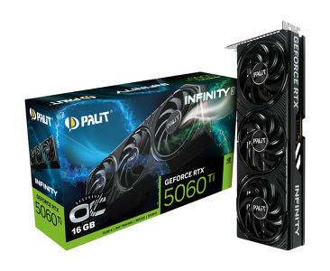 Miniatura produktu: Palit GeForce RTX 5060 Ti INFINITY 3 OC 16GB GDDR7 DLSS 4 (NE7506TS19T1-GB2061S)