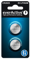 Bateria litowa everActive CR2025 3V Blister 2 szt
