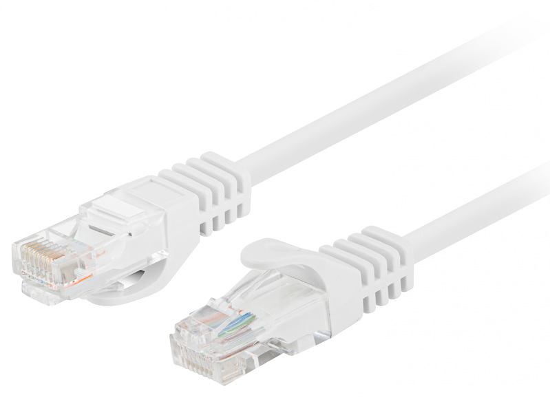 Zdjęcie produktu: Kabel Lanberg RJ45 Patch cord Kat.6 UTP 0.25m Biały Fluke Passed 10-Pack