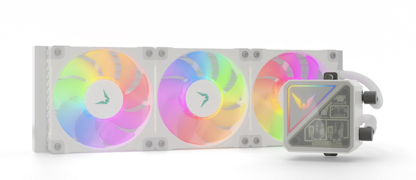 Zdjęcie produktu: Chłodzenie AIO Valkyrie V360 Lite ARGB White (VK-AIOVL360W) Zdjęcie produktu: Chłodzenie AIO Valkyrie V360 Lite ARGB White (VK-AIOVL360W)