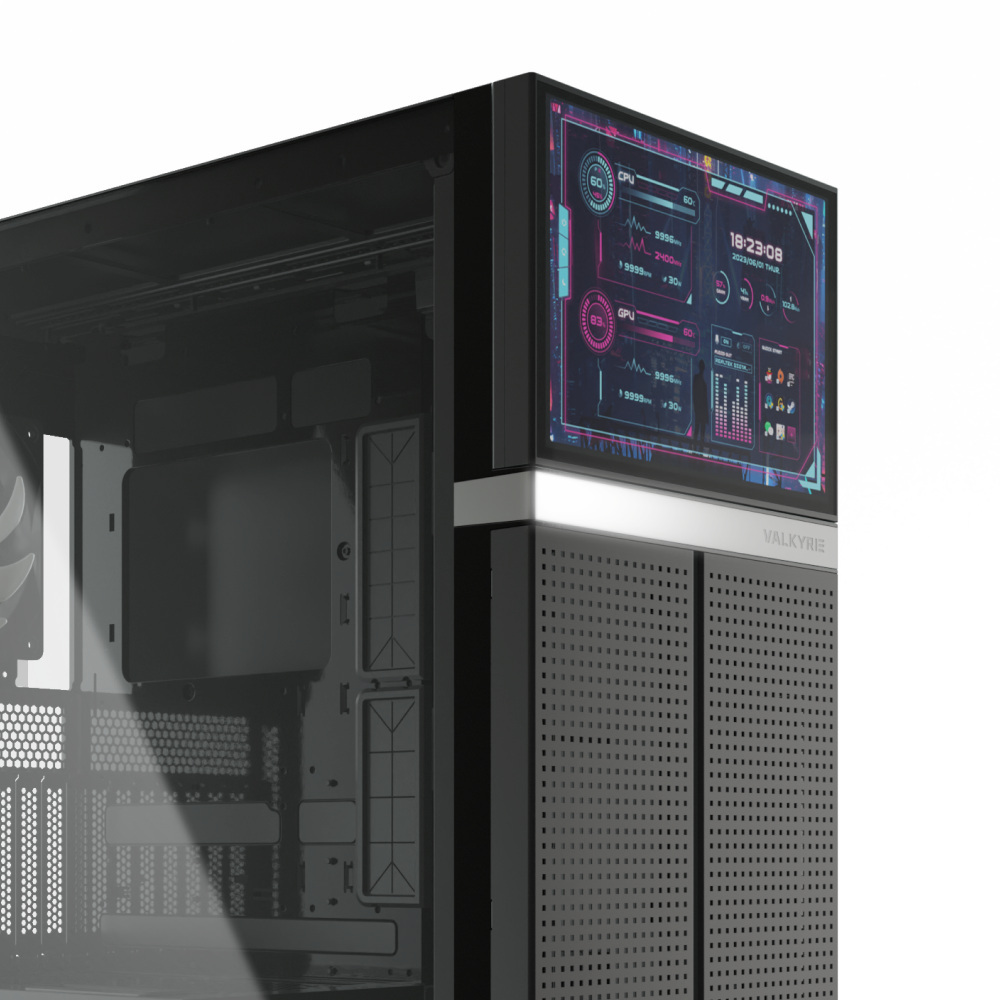 Obudowa komputerowa Valkyrie VK02 LCD (VK-CASE02LCD) Obudowa komputerowa Valkyrie VK02 LCD (VK-CASE02LCD)