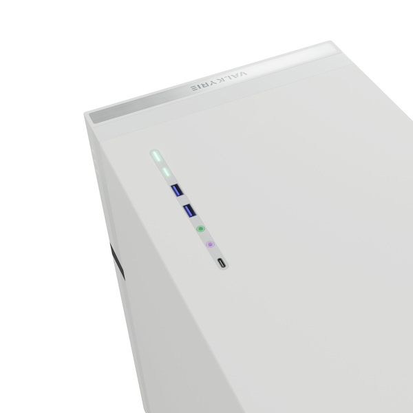 Zdjęcie produktu: Obudowa komputerowa Valkyrie VK02 LCD White (VK-CASE02LCDW)