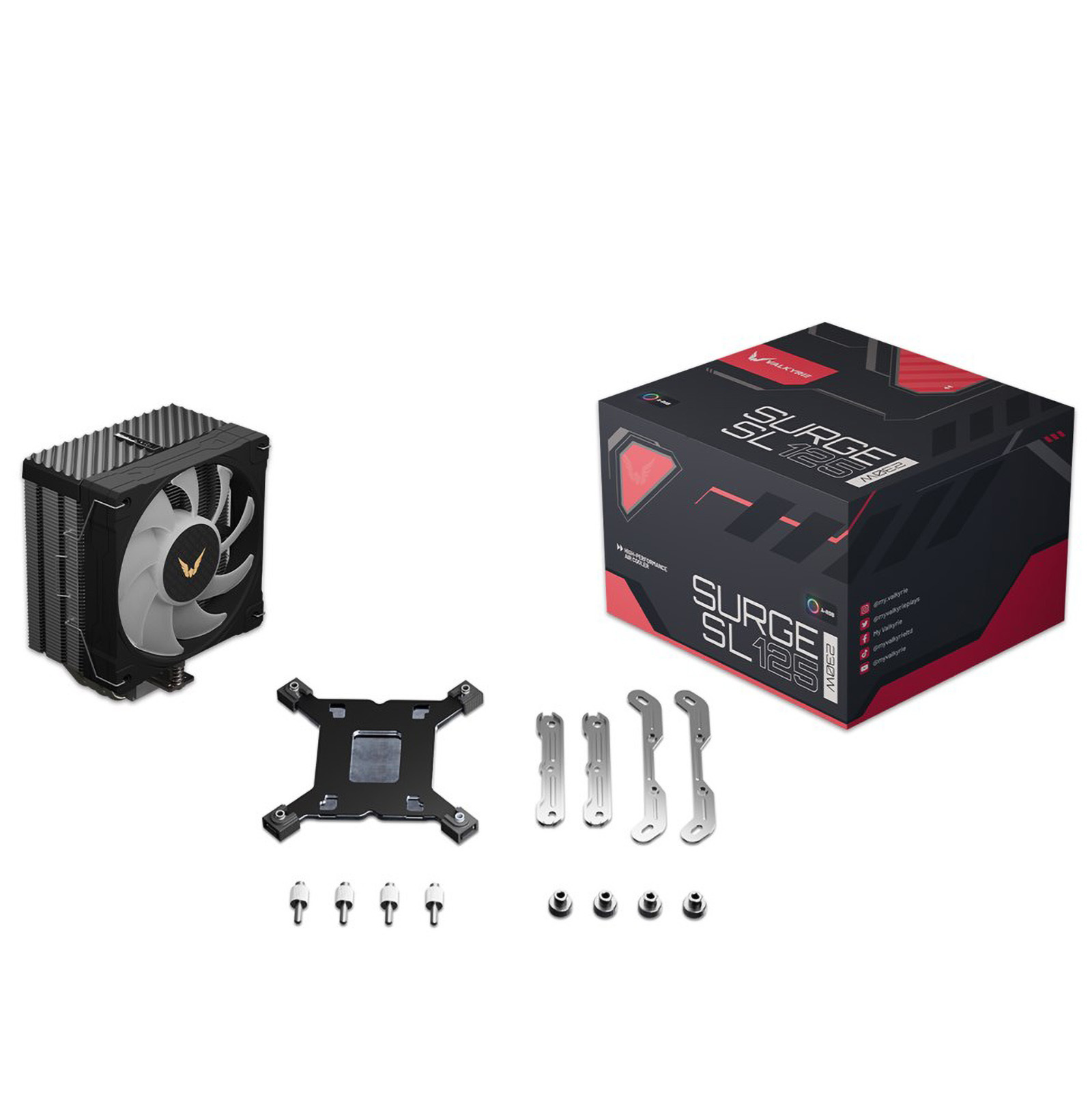 Chłodzenie  CPU Valkyrie Surge SL125 (VK-SUR125B)