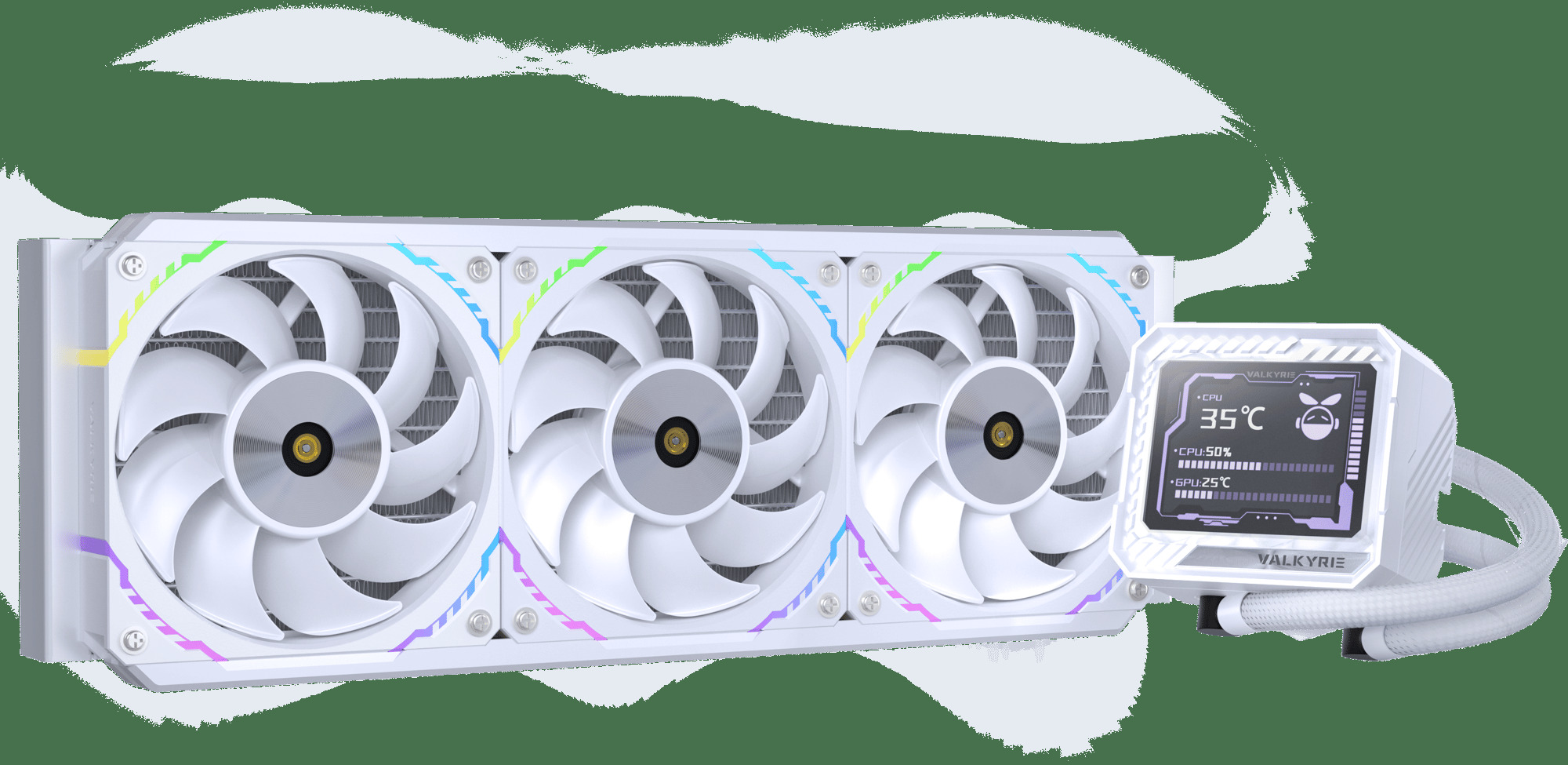 Chłodzenie AIO Valkyrie V360 LCD White (VK-AIOV360W) Chłodzenie AIO Valkyrie V360 LCD White (VK-AIOV360W)