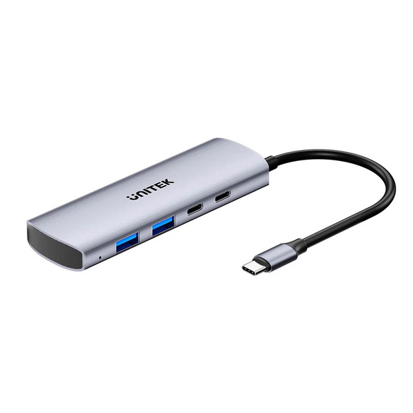 Zdjęcie produktu: Unitek HUB 4w1 USB-C 10 Gbps, 2x USB-A i 2x USB-C (H1112DGY01)