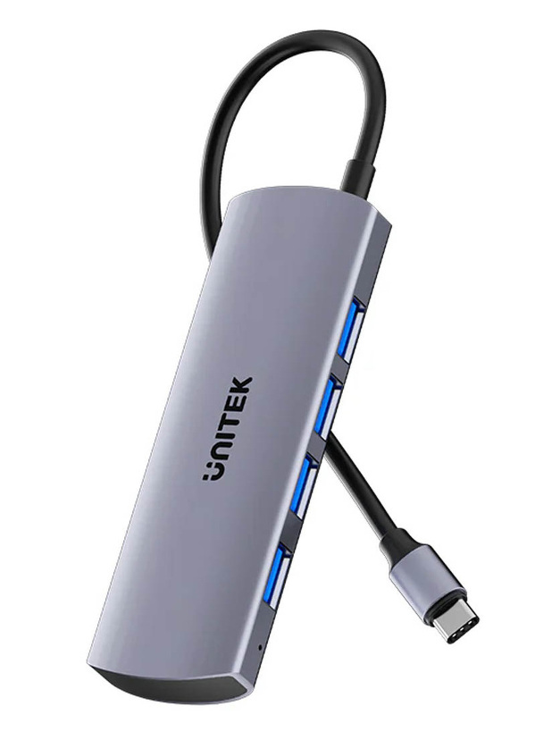 Zdjęcie produktu: Hub 4w1 USB-C 10 Gbps, 4x USB-A Unitek (H1112EGY01)