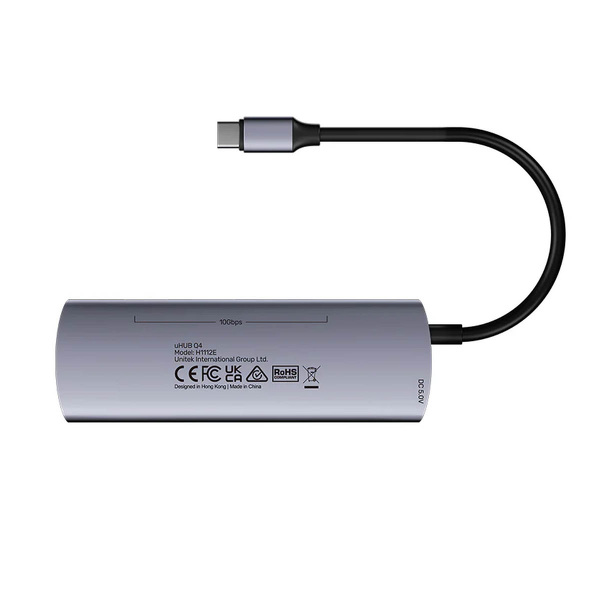 Zdjęcie produktu: Hub 4w1 USB-C 10 Gbps, 4x USB-A Unitek (H1112EGY01)