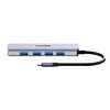 Miniatura zdjęcia: Hub 4w1 USB-C 10 Gbps, 4x USB-A Unitek (H1112EGY01)