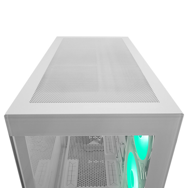 Zdjęcie produktu: Obudowa do komputera Rampage Hydra V2 akwarium 4x wentylator ARGB biała Zdjęcie produktu: Obudowa do komputera Rampage Hydra V2 akwarium 4x wentylator ARGB biała