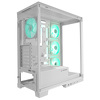Miniatura zdjęcia: Obudowa do komputera Rampage Hydra V2 akwarium 4x wentylator ARGB biała Miniatura zdjęcia: Obudowa do komputera Rampage Hydra V2 akwarium 4x wentylator ARGB biała