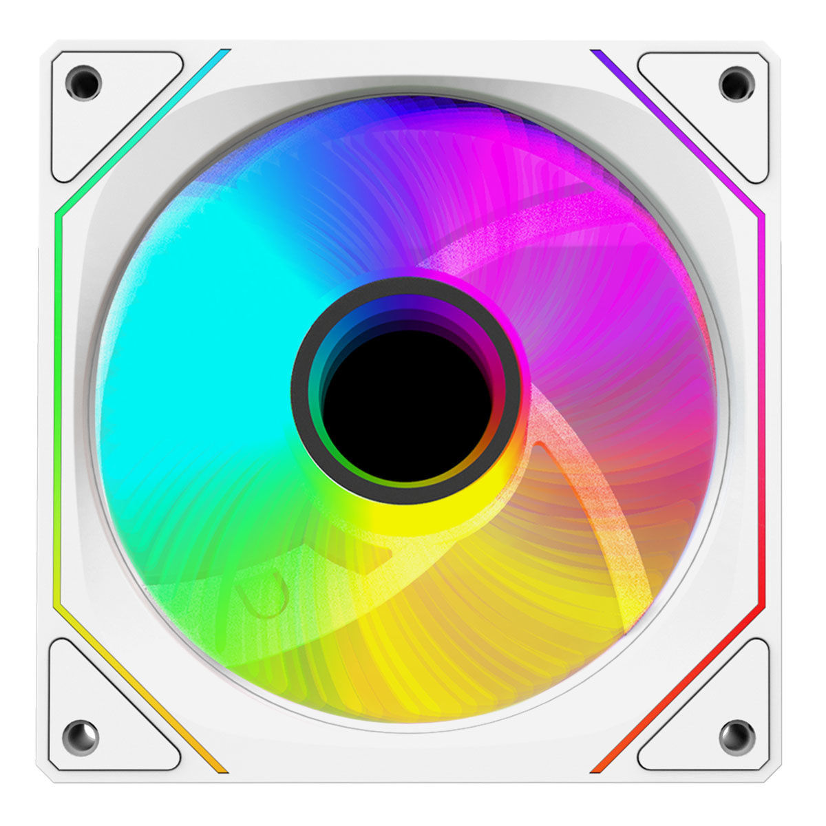 Wentylator Rampage do obudowy 120MM 1800RPM Infinite loop ARGB biały PWM