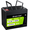 Green Cell CUBE Akumulator LiFePO4 50Ah 12.8V 640Wh Litowo-Żelazowo-Fosforanowy do Kampera, Wózka golfowego,Elektrowni wiatrowej