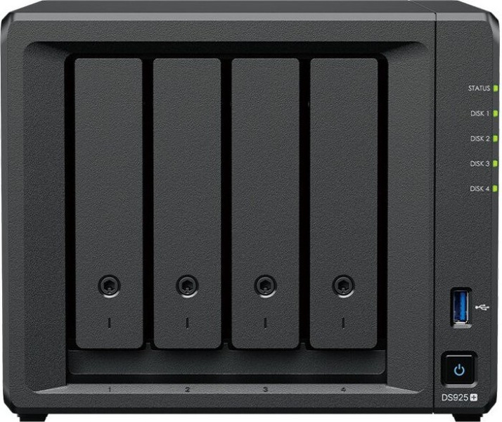 Zdjęcie produktu: Synology DS925+ 4-bay AMD Ryzen V1500B  4GB DDR4 2x2.5GbE