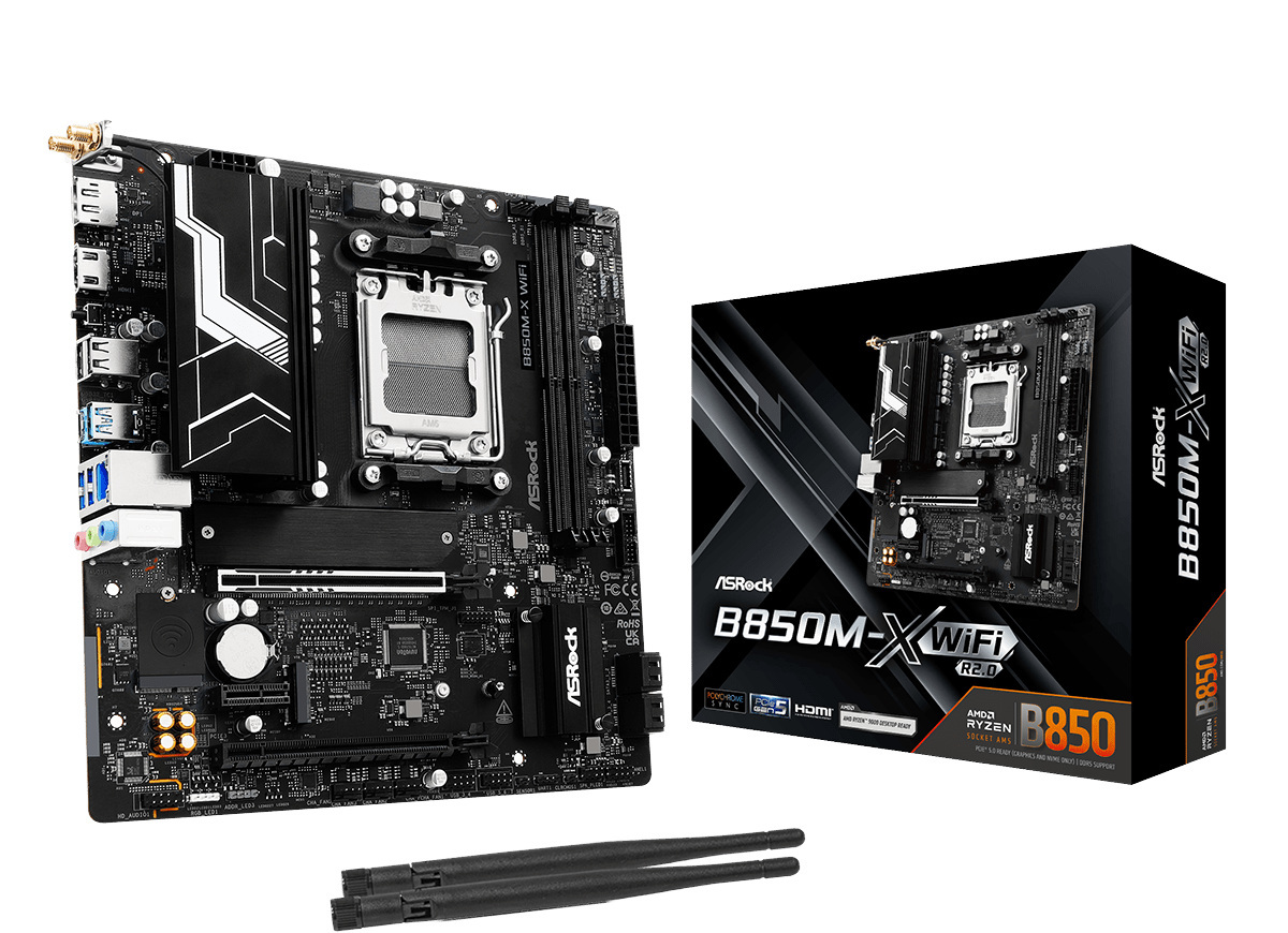 Płyta główna ASRock B850M-X WIFI R2.0 AM5 Płyta główna ASRock B850M-X WIFI R2.0 AM5