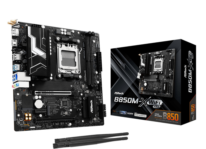 Zdjęcie produktu: Płyta główna ASRock B850M-X WIFI R2.0 AM5 Zdjęcie produktu: Płyta główna ASRock B850M-X WIFI R2.0 AM5
