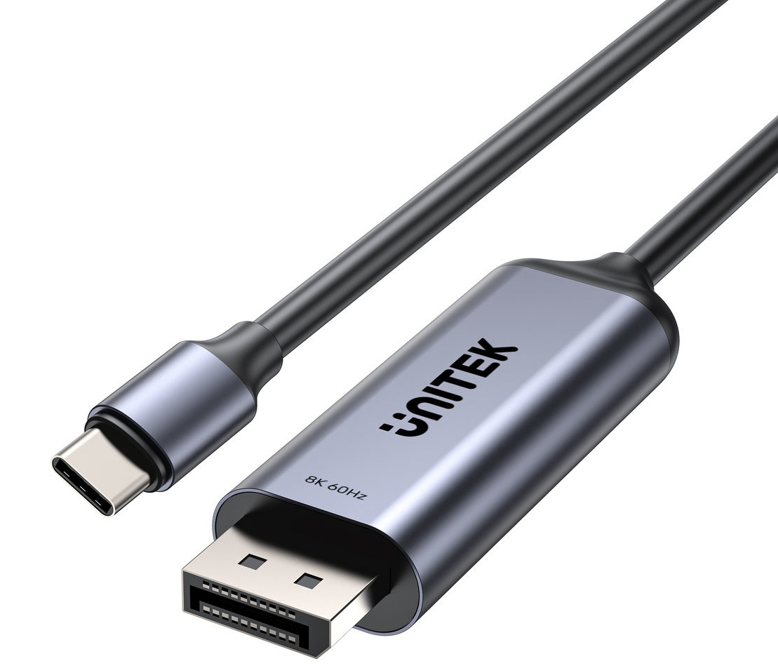 Przewód USB TYP-C na DisplayPort DP 1.4 8K@60Hz Bidirection