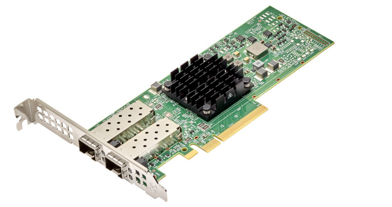 Broadcom P210P 2x 10GbE SFP+ PCIe NIC BCM957412A4120AC Broadcom P210P 2x 10GbE SFP+ PCIe NIC BCM957412A4120AC
