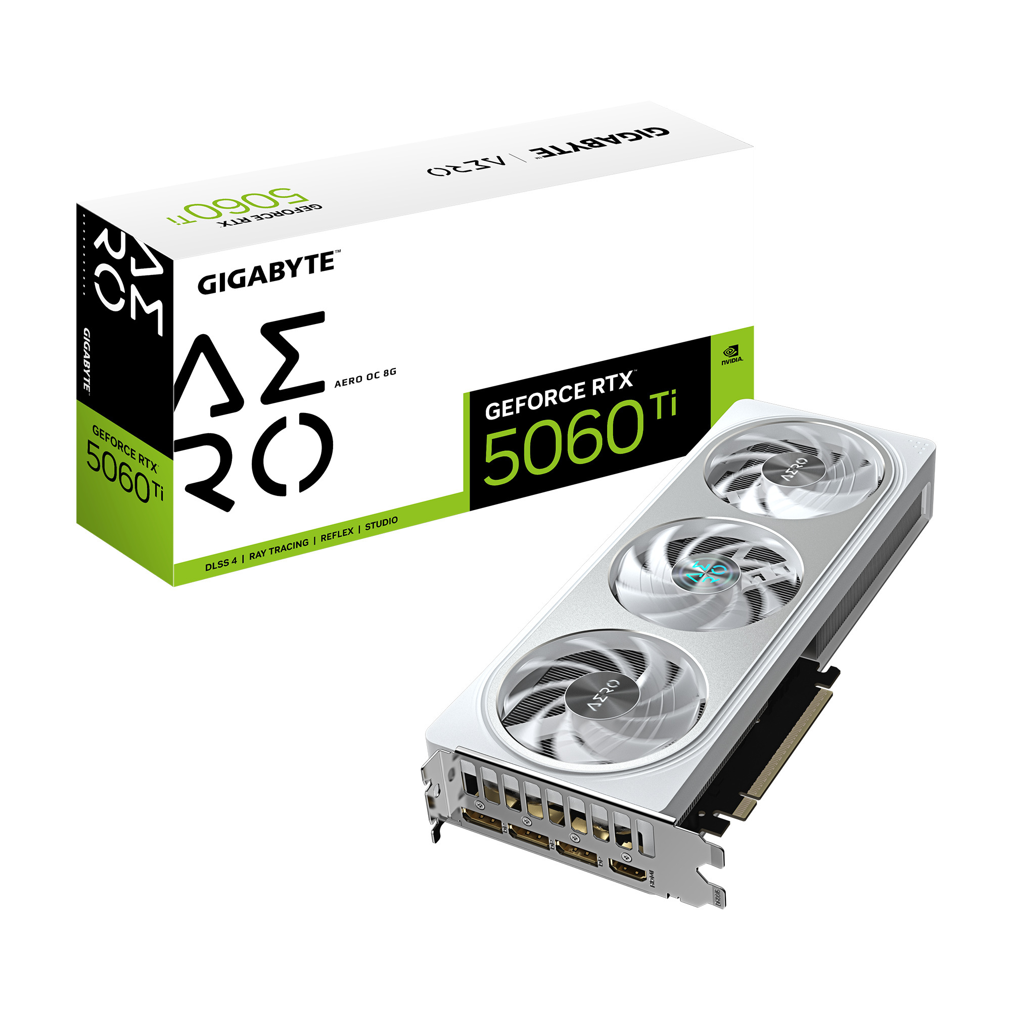 Gigabyte GeForce RTX 5060 Ti AERO OC 8GB GDDR7 DLSS 4 (GV-N506TAERO OC-8GD) Gigabyte GeForce RTX 5060 Ti AERO OC 8GB GDDR7 DLSS 4 (GV-N506TAERO OC-8GD)