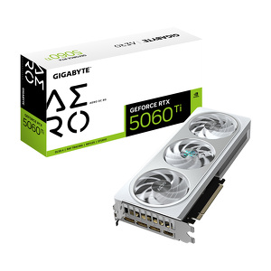 Miniatura produktu: Gigabyte GeForce RTX 5060 Ti  AERO OC 8GB GDDR7 DLSS 4 (GV-N506TAERO OC-8GD)