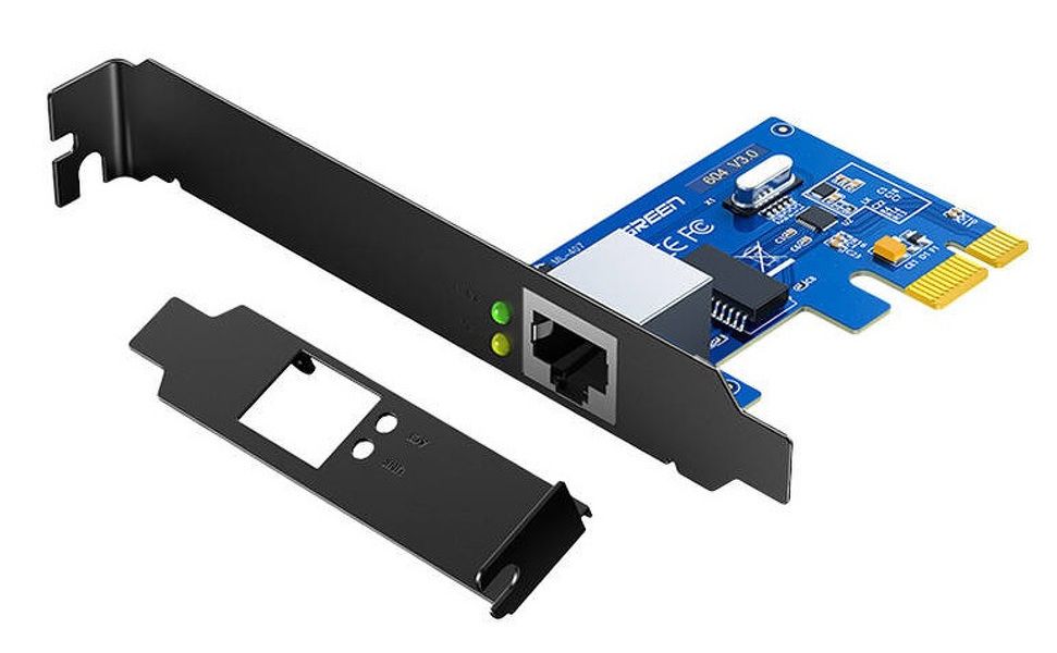 Zdjęcie produktu: Karta sieciowa Ugreen US230 Gigabit 10/100/1000Mbps PCI-E - czarna