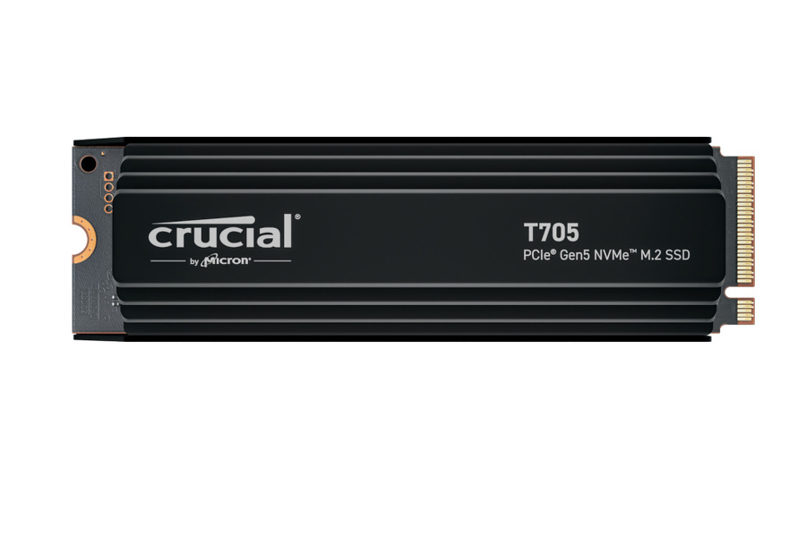 Zdjęcie produktu: Dysk Crucial SSD T705 1TB M.2 PCIe NVMe Gen5 radiator CT1000T705SSD5