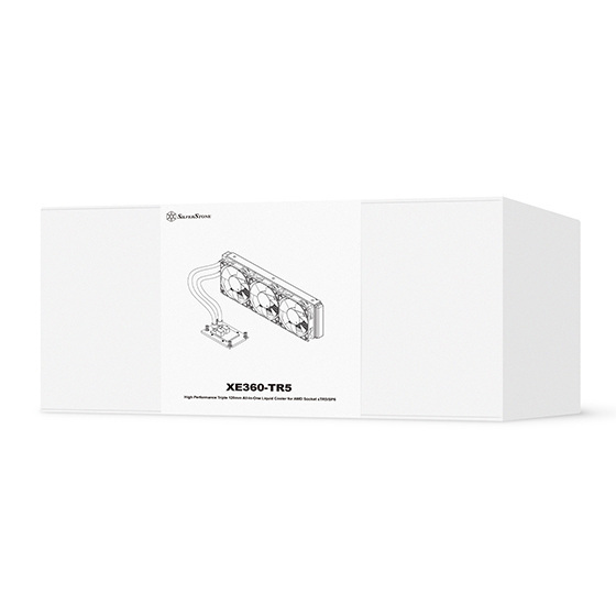 Chłodzenie wodne AiO Silverstone SST-XE360-TR5 360 AMD sTR5 SP6 czarne Chłodzenie wodne AiO Silverstone SST-XE360-TR5 360 AMD sTR5 SP6 czarne
