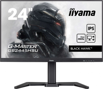 Miniatura produktu: iiyama G-Master GB2445HSU-B2 Black Hawk 23,8" FHD IPS 100Hz PIVOT