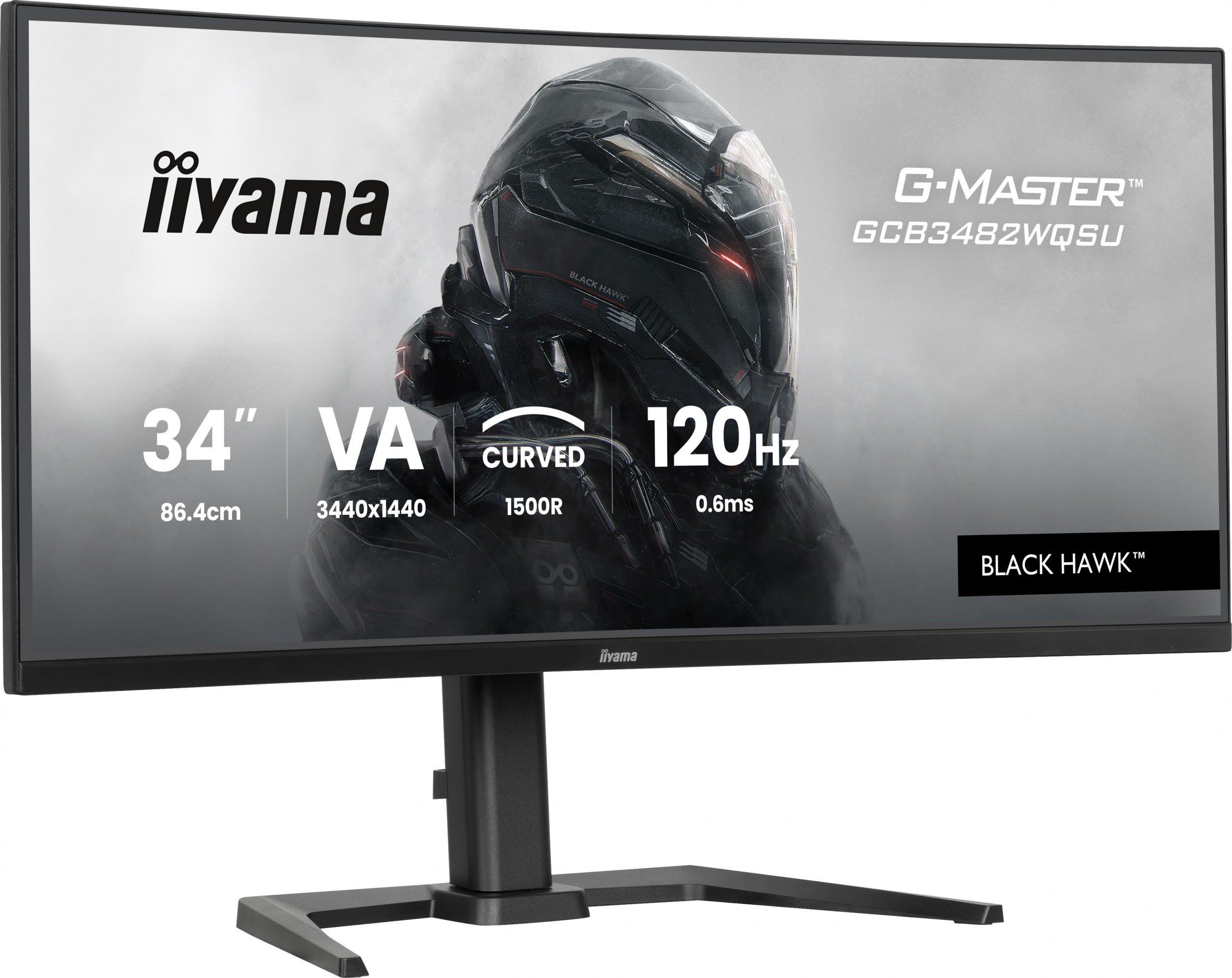 iiyama GCB3482WQSU-B1 Black Hawk 34