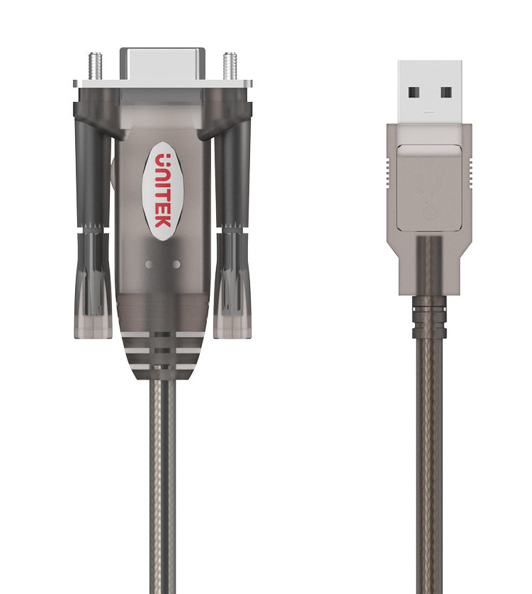 Adapter Kabel szeregowy USB-A na RS232 (DB9F) Unitek Adapter Kabel szeregowy USB-A na RS232 (DB9F) Unitek