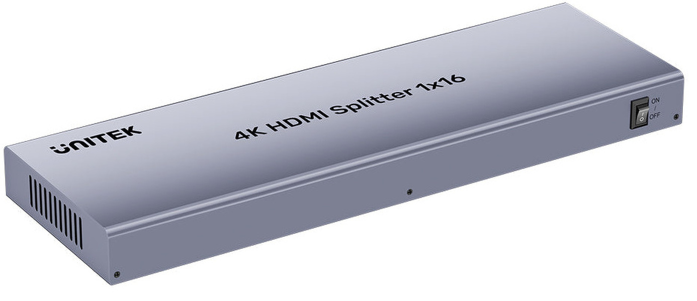 Zdjęcie produktu: Rozdzielacz HDMI 4K 1 wejście 16 wyjść 4K@30Hz Unitek
