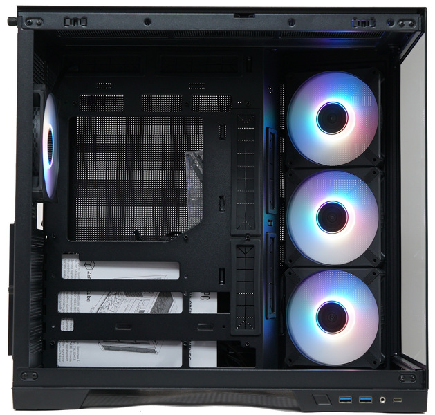 Zdjęcie produktu: Obudowa do komputera ZENPC Cube Black 4x Fander P12 PWM PST ARGB Zdjęcie produktu: Obudowa do komputera ZENPC Cube Black 4x Fander P12 PWM PST ARGB
