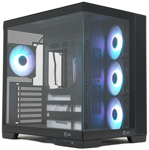 Miniatura produktu: Obudowa do komputera ZENPC Cube Black 4x Fander P12 PWM PST ARGB