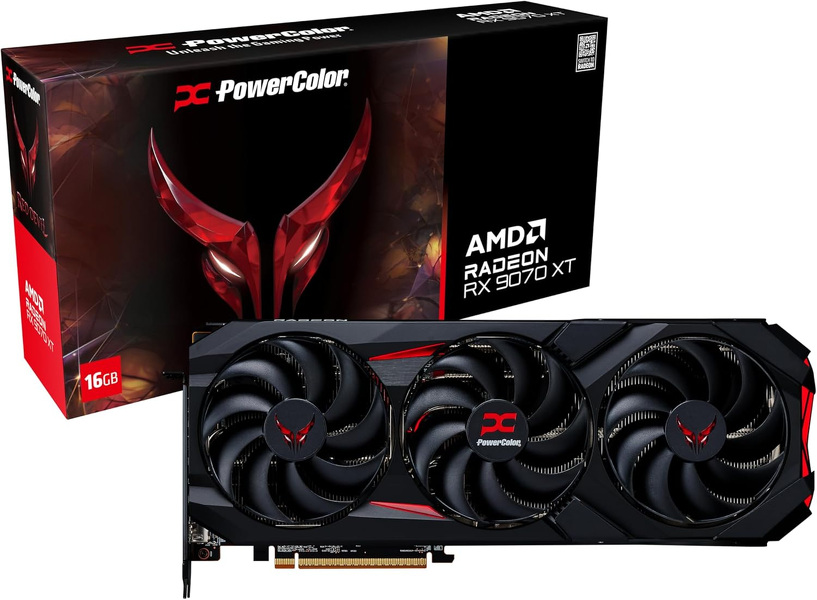 Zdjęcie produktu: POWERCOLOR Radeon RX 9070 XT Red Devil 16GB GDDR6 (RX9070XT 16G-E/OC)