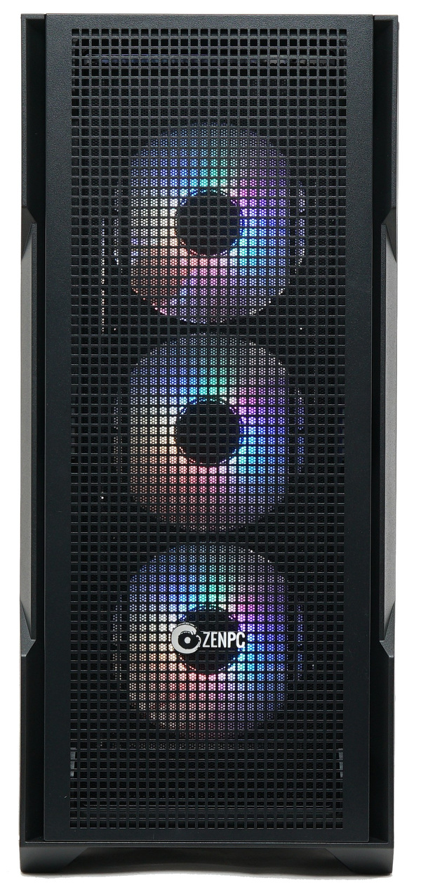 Zdjęcie produktu: Obudowa do komputera ZENPC Apex TG Black 4x Fander P12 PWM PST ARGB