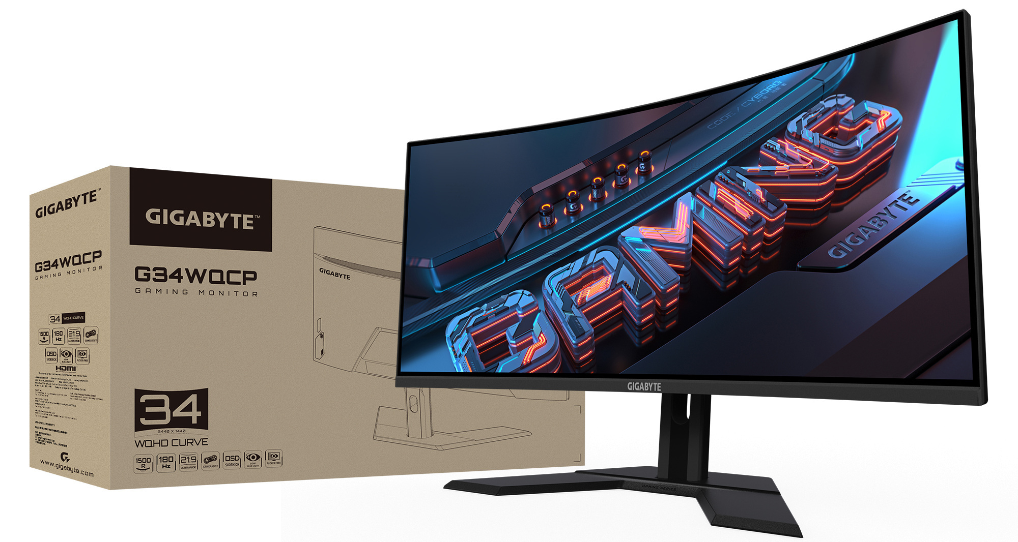 Monitor Gigabyte G34WQCP 34 Monitor Gigabyte G34WQCP 34