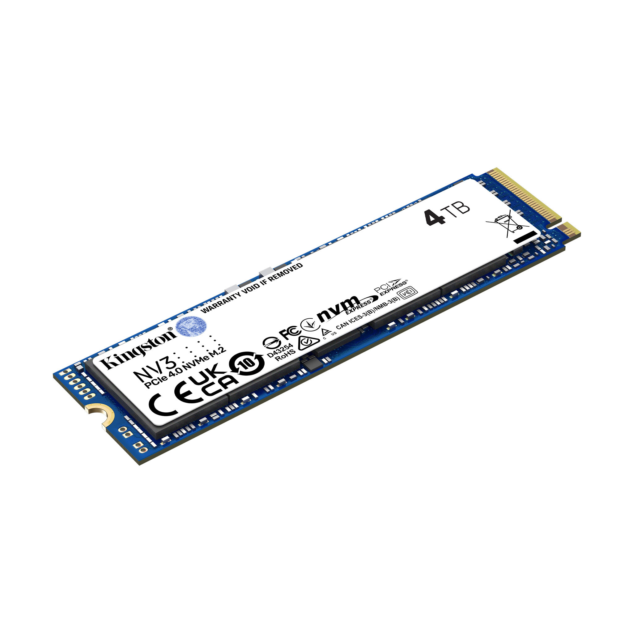 Dysk Kingston SSD NV3 4TB M.2 PCIe NVMe Gen4 SNV3S/4000G Dysk Kingston SSD NV3 4TB M.2 PCIe NVMe Gen4 SNV3S/4000G