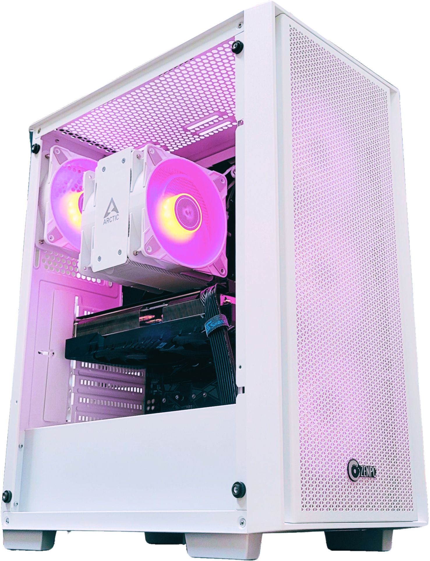 ZENPC Gaming Ryzen 5 9600X RTX5060 1TB 32GB Z1 ARGB White DLSS 4 ZENPC Gaming Ryzen 5 9600X RTX5060 1TB 32GB Z1 ARGB White DLSS 4
