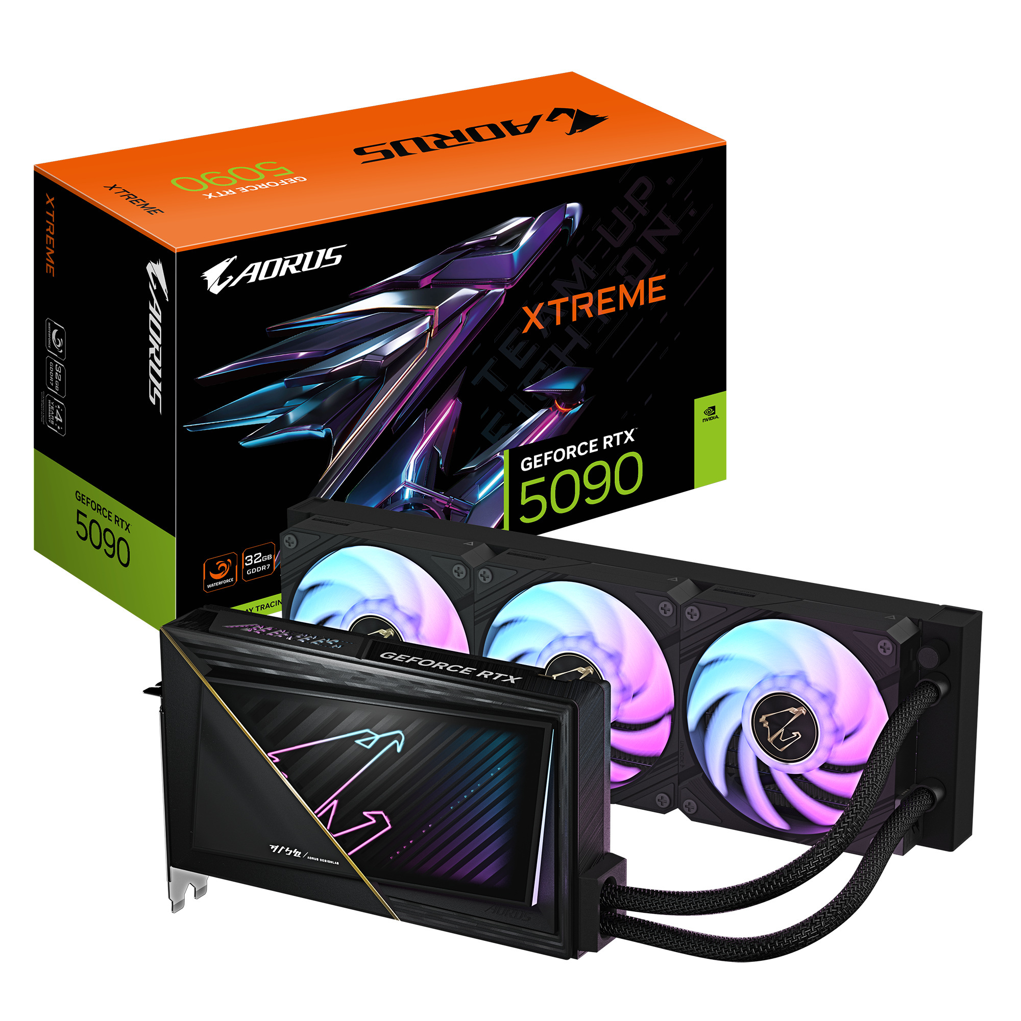Gigabyte GeForce RTX 5090  AORUS XTREME WATERFORCE 32GB GDDR7 DLSS 4 (GV-N5090AORUSX W-32GD)