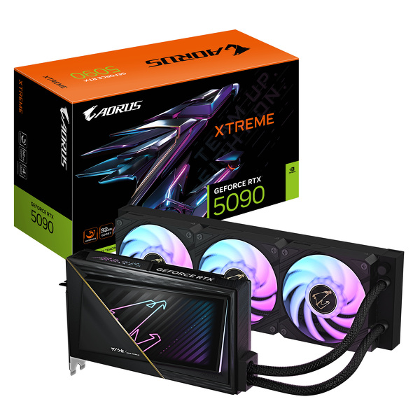Zdjęcie produktu: Gigabyte GeForce RTX 5090  AORUS XTREME WATERFORCE 32GB GDDR7 DLSS 4 (GV-N5090AORUSX W-32GD)