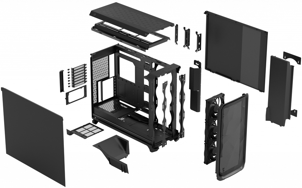 Zdjęcie produktu: Obudowa do komputera Fractal Design Meshify 3 XL Black Sold (FD-C-MES3X-01)